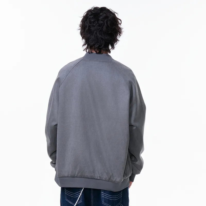 XIDELONG Jackets Coats Unisex Gray-5