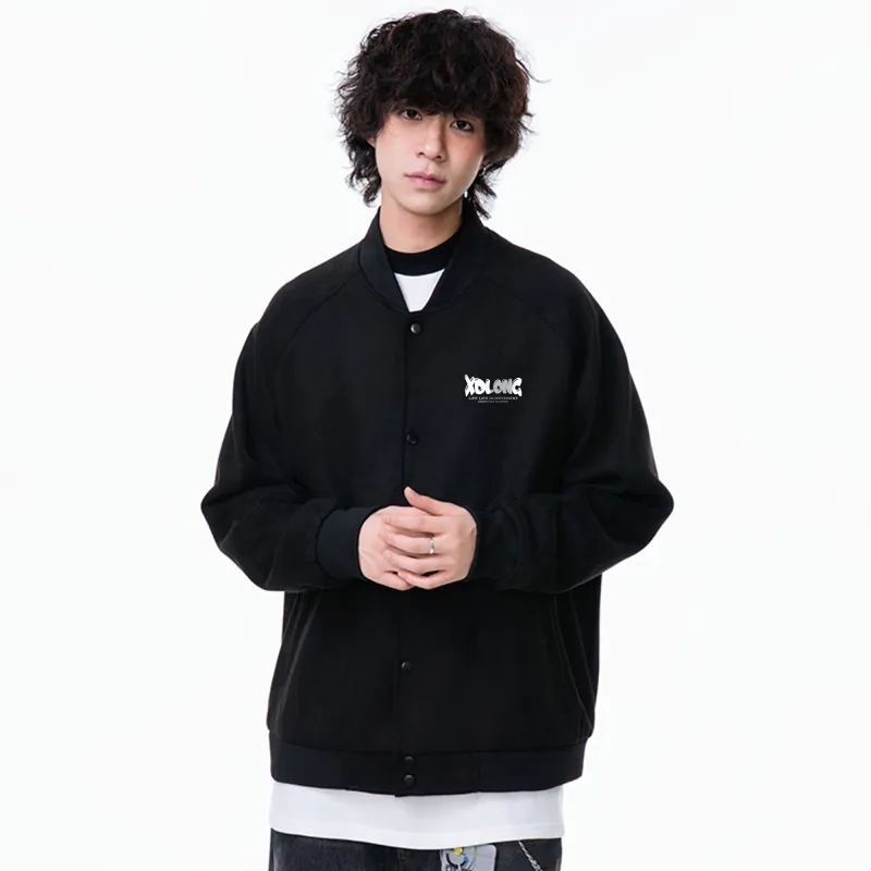 XIDELONG Jackets Coats Unisex Gray-9