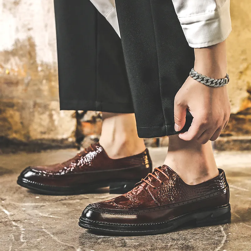 ZUWUDONG Dress Shoes Men's Black-6