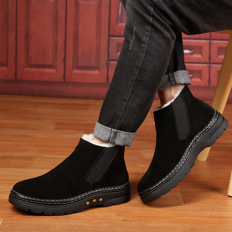 ZUWUDONG Short Chelsea Boots Men's-3