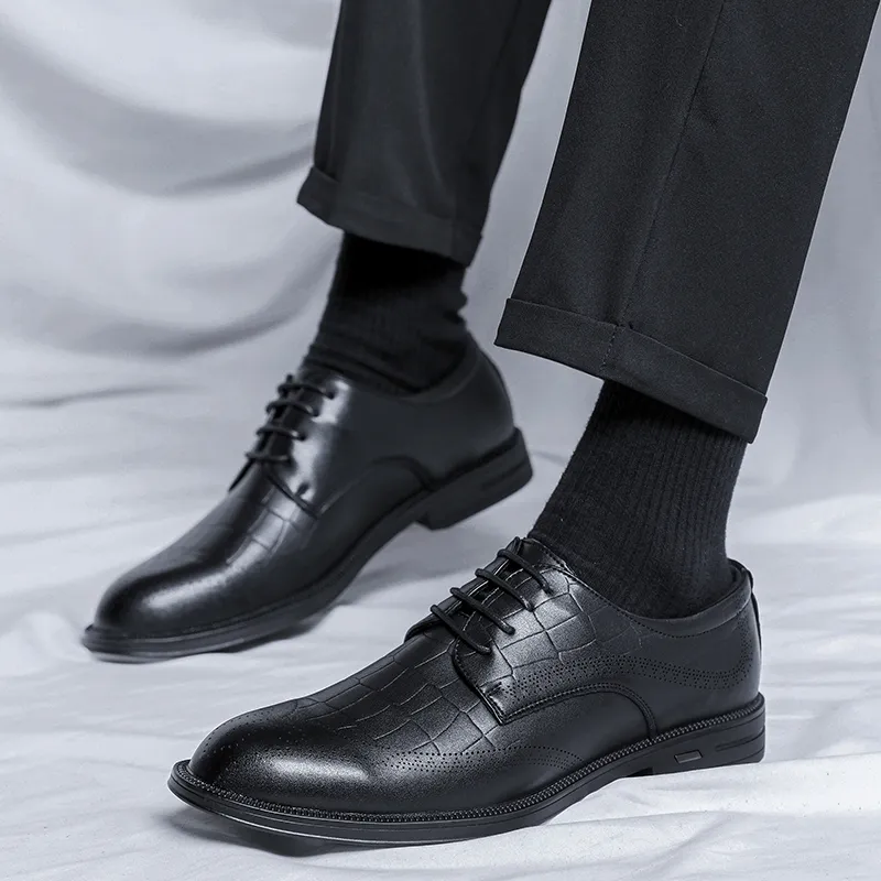 ZUWUDONG Dress Shoes Men's Black-5