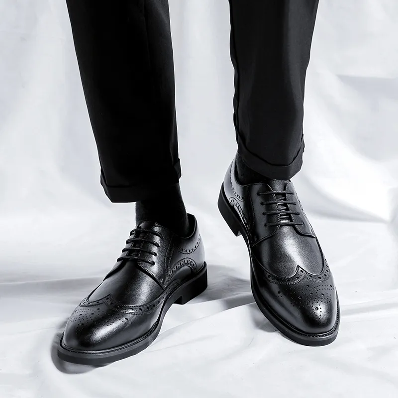 ZUWUDONG Dress Shoes Men's Black-5