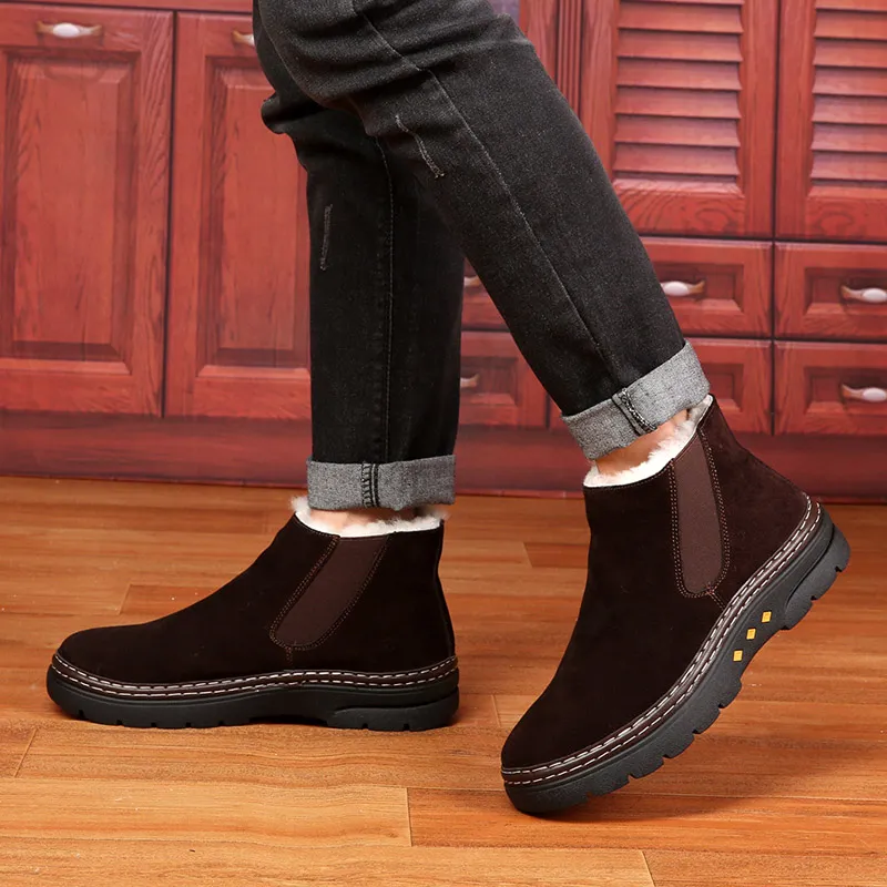ZUWUDONG Short Chelsea Boots Men's-11