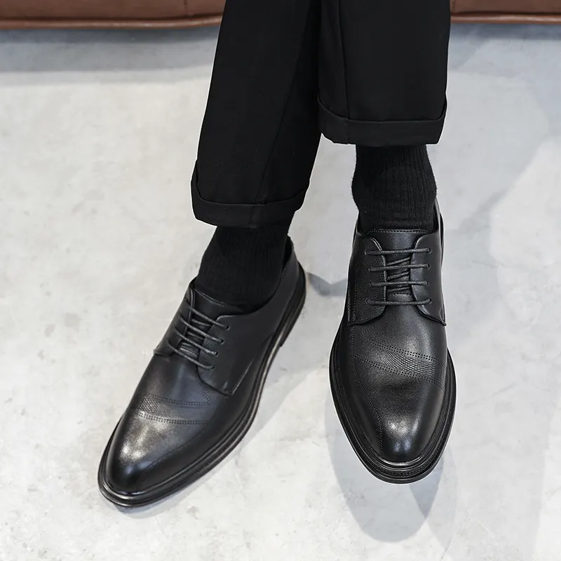ZUWUDONG Dress Shoes Men's Black-9