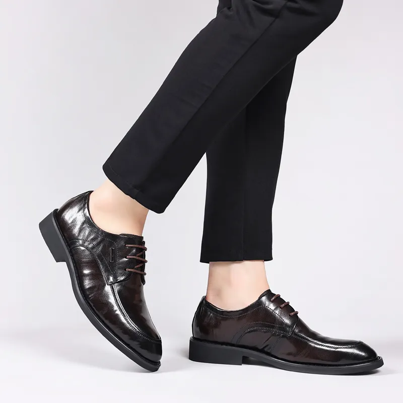 ZUWUDONG Dress Shoes Men Low Top Black-13