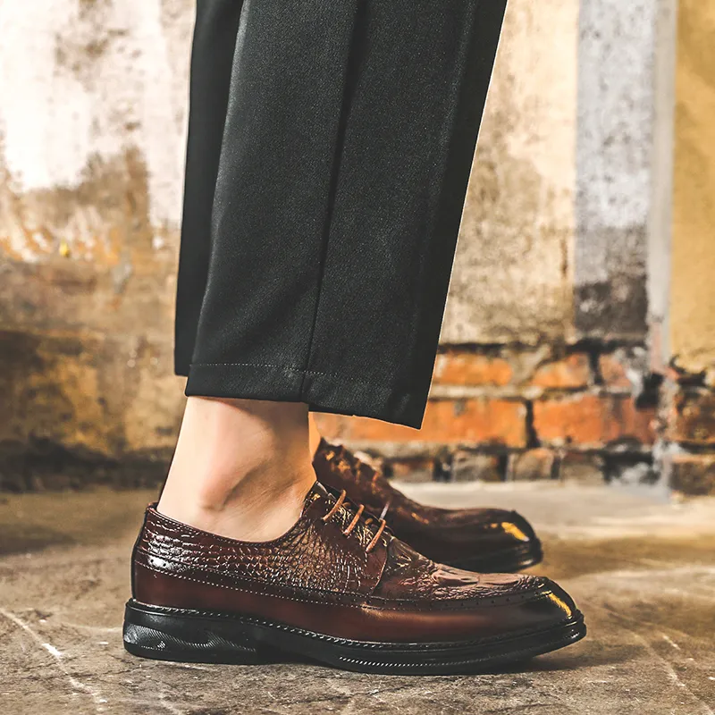 ZUWUDONG Dress Shoes Men's Black-5