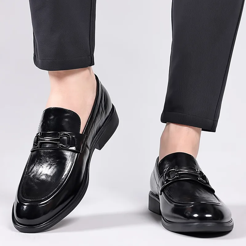 ZUWUDONG Loafers Men Black-7