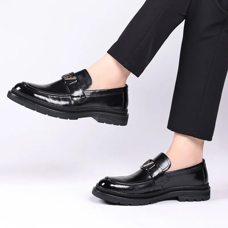 ZUWUDONG Loafers Men Black-6