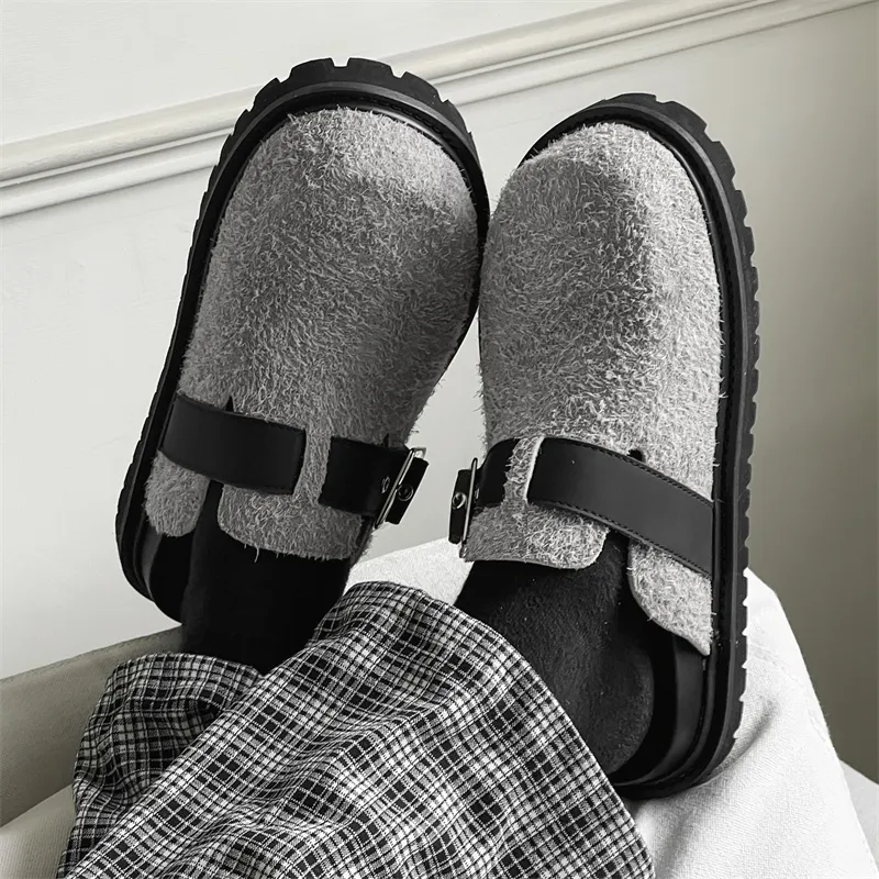 ZUWUDONG Quiet Abrasion Resistant Wrap toe Slippers Men's-7