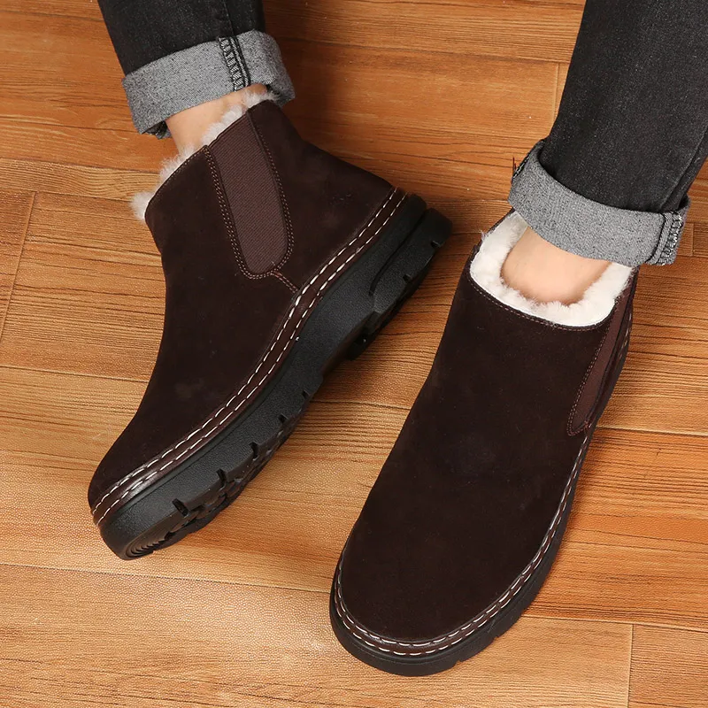 ZUWUDONG Short Chelsea Boots Men's-13