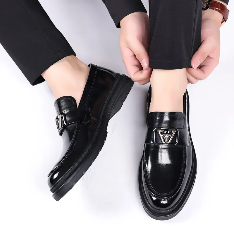 ZUWUDONG Loafers Men Black-3