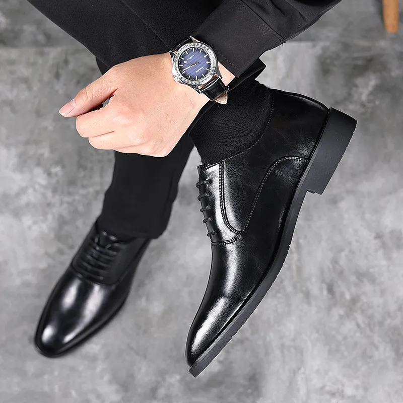 ZUWUDONG Dress Shoes Men's Black-6