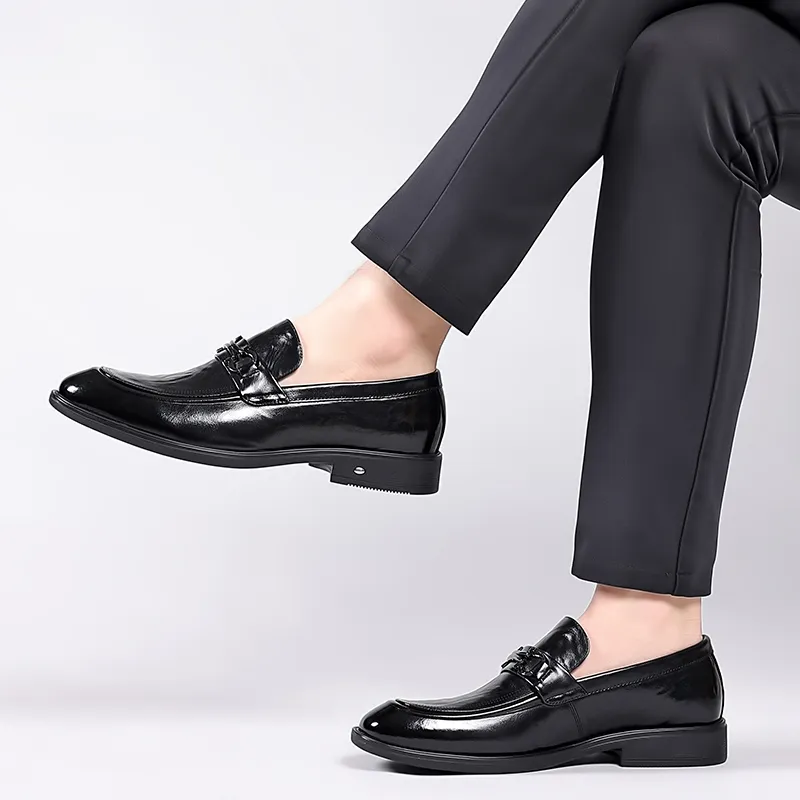 ZUWUDONG Loafers Men Black-5