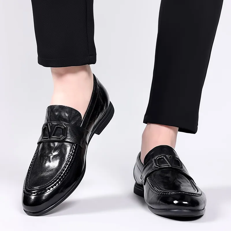 ZUWUDONG Loafers Men Black-8