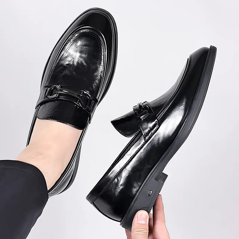 ZUWUDONG Loafers Men Black-8