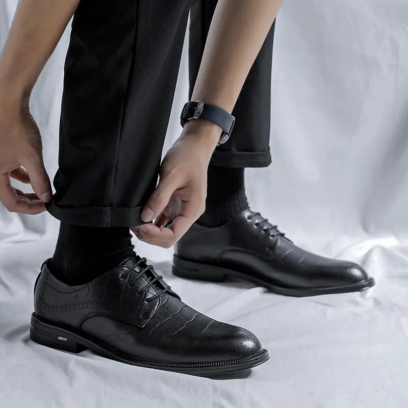ZUWUDONG Dress Shoes Men's Black-7