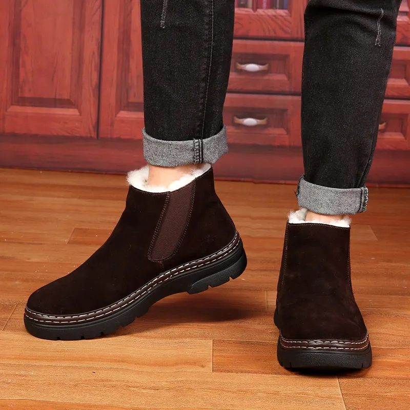 ZUWUDONG Short Chelsea Boots Men's-10