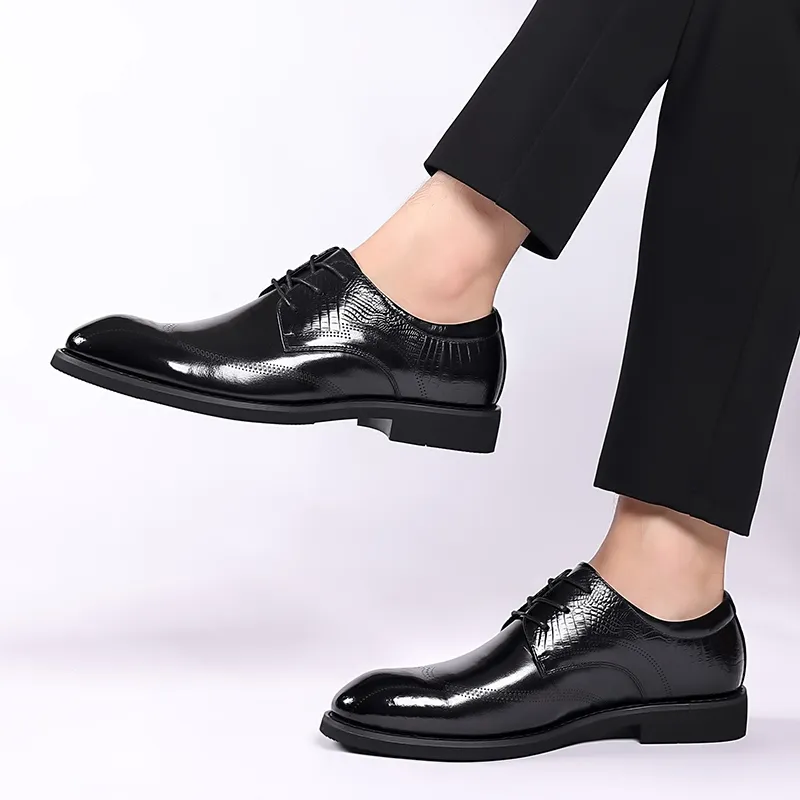 ZUWUDONG Dress Shoes Men's Black-4