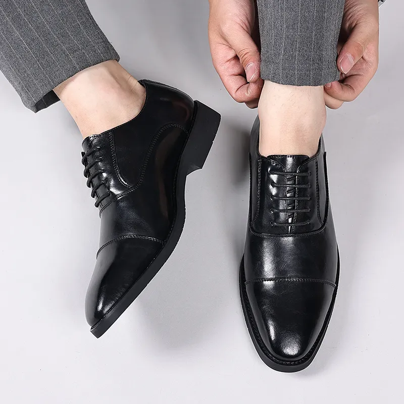 ZUWUDONG Dress Shoes Men's Black-6