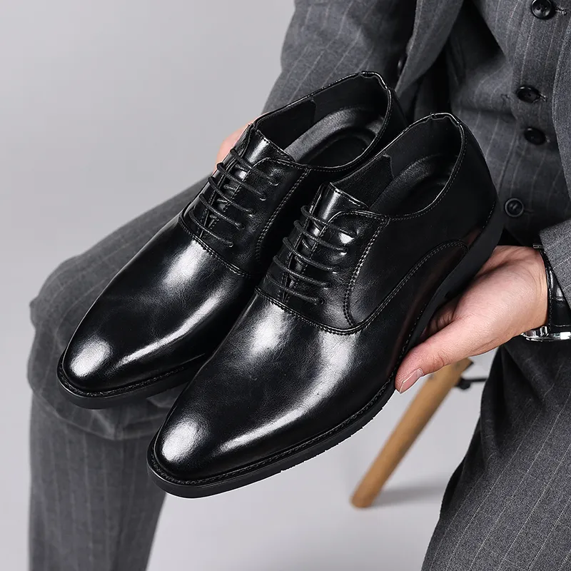 ZUWUDONG Dress Shoes Men's Black-5