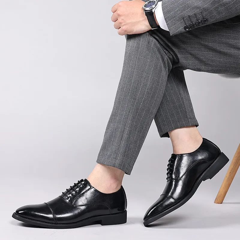 ZUWUDONG Dress Shoes Men's Black-5