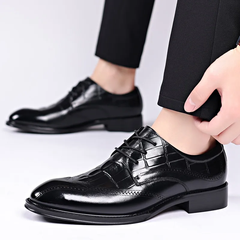 ZUWUDONG Dress Shoes Men's Black-5