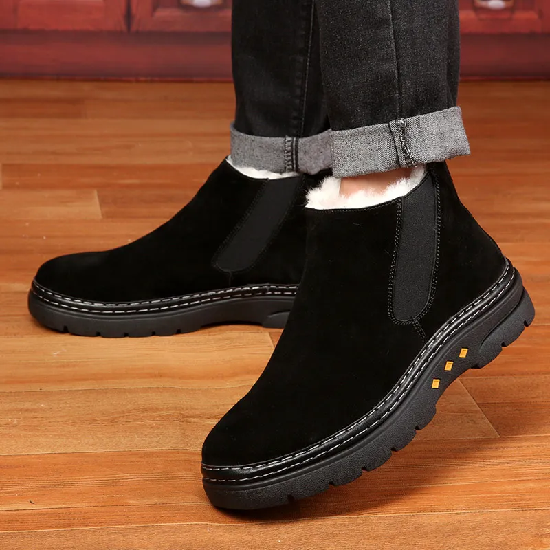 ZUWUDONG Short Chelsea Boots Men's-5