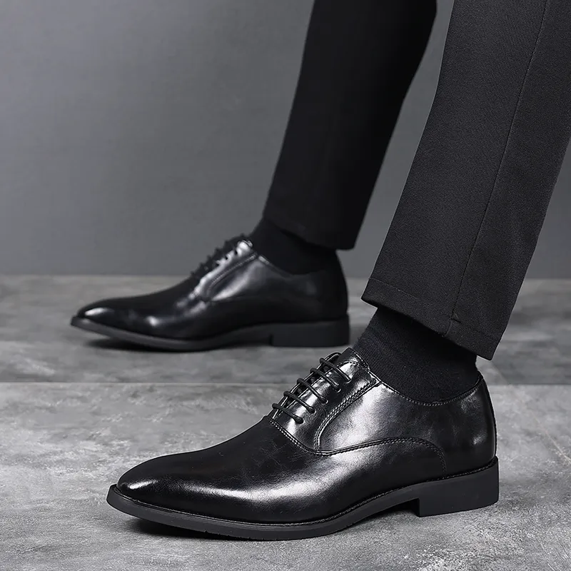 ZUWUDONG Dress Shoes Men's Black-7