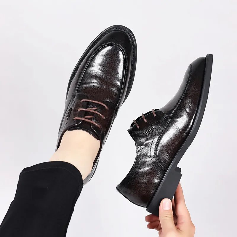 ZUWUDONG Dress Shoes Men Low Top Black-15