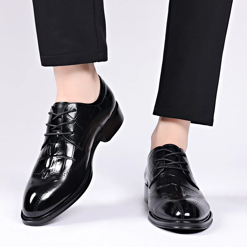 ZUWUDONG Dress Shoes Men's Black-8