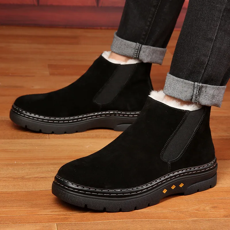 ZUWUDONG Short Chelsea Boots Men's-2