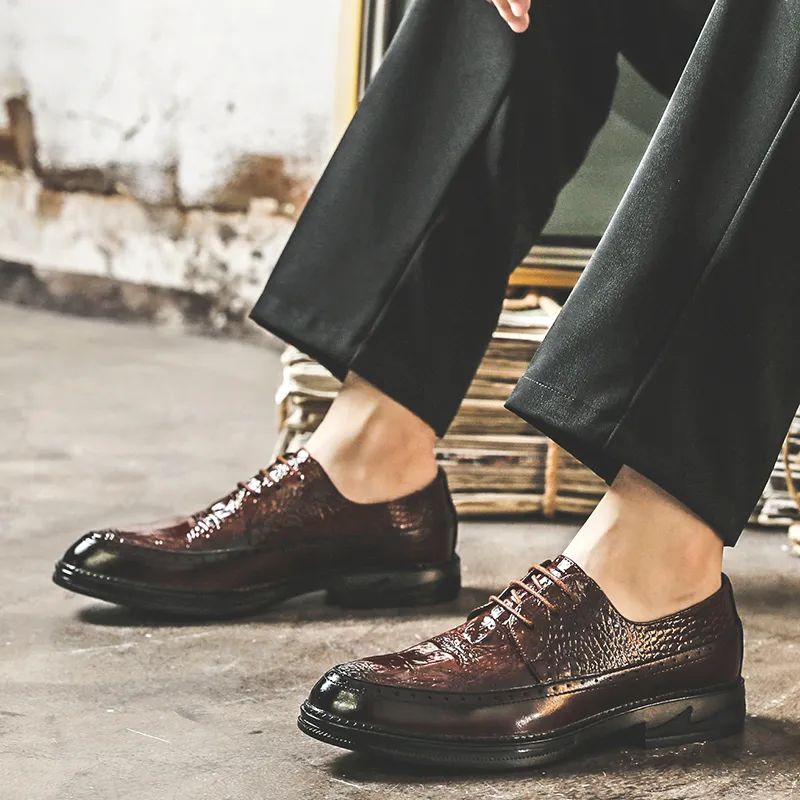 ZUWUDONG Dress Shoes Men's Black-8