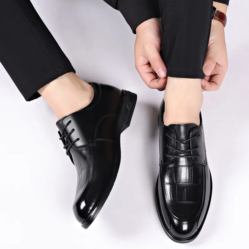 ZUWUDONG Dress Shoes Men's Black-5