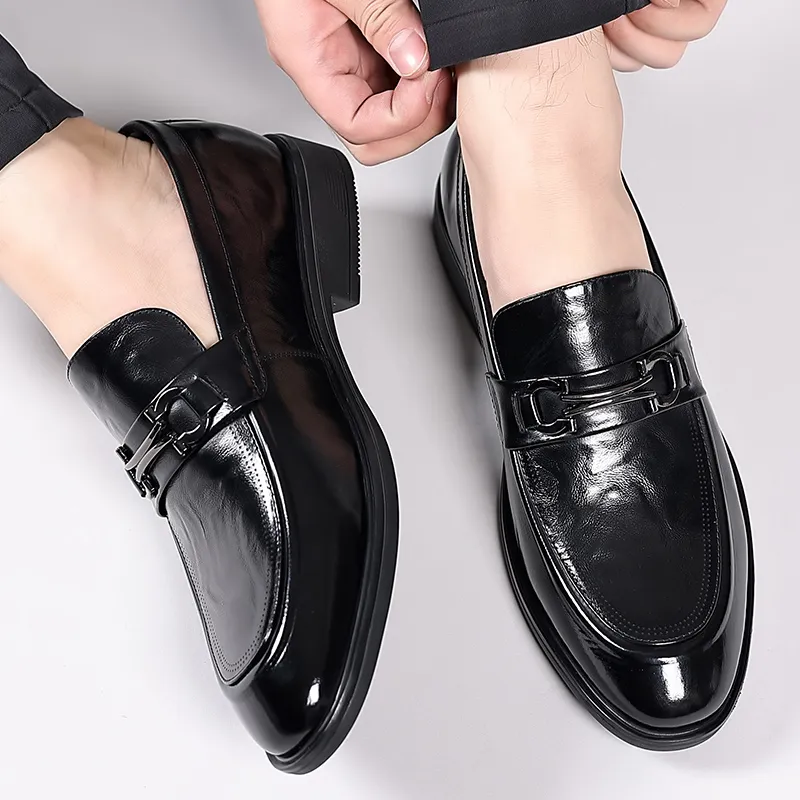 ZUWUDONG Loafers Men Black-6