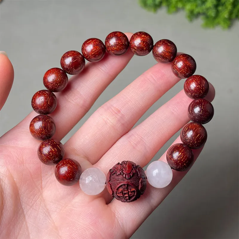 Three Inches Of Daylight Bloodwood Bracelets Unisex-6