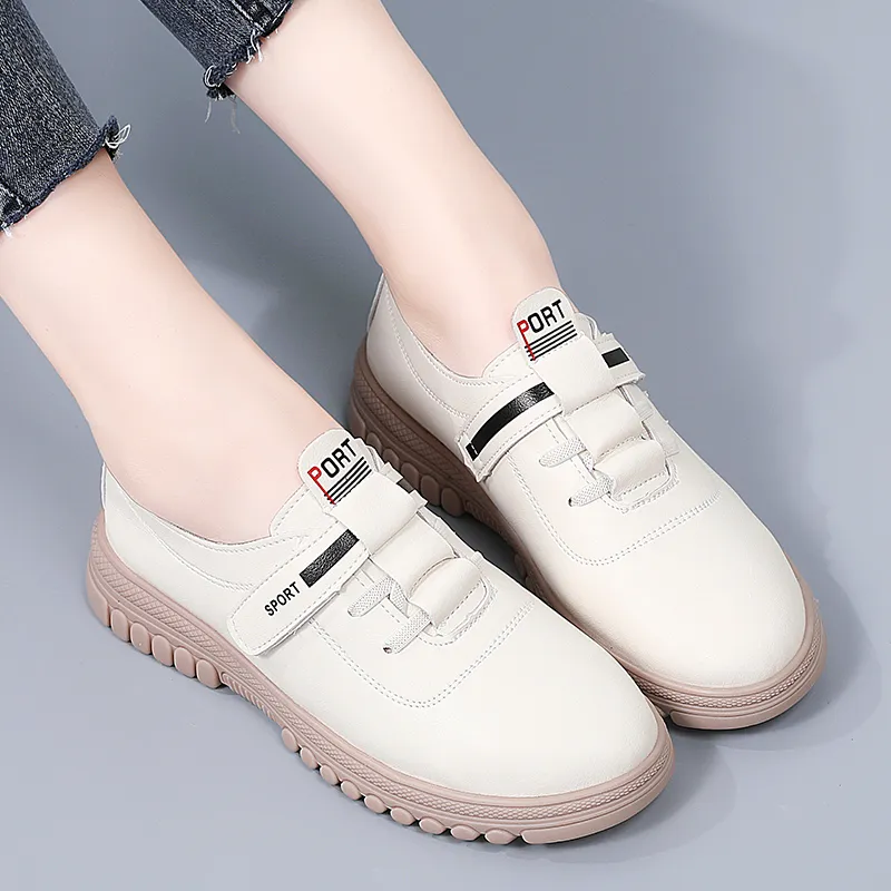 Reivanti Casual Single Shoes 3cm Women's Beige-4
