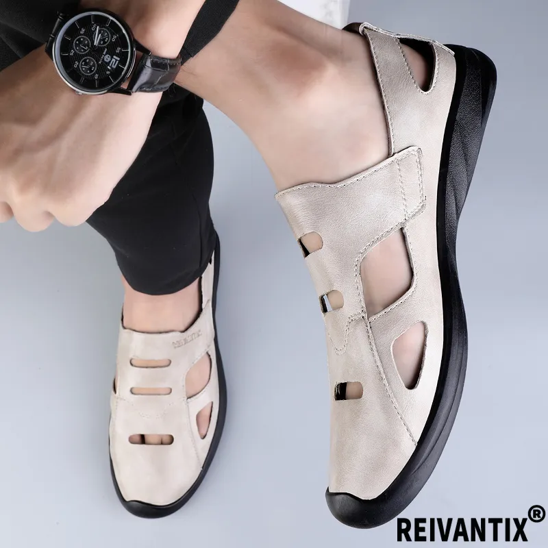 Reivanti Casual Shoes Men's Beige-3