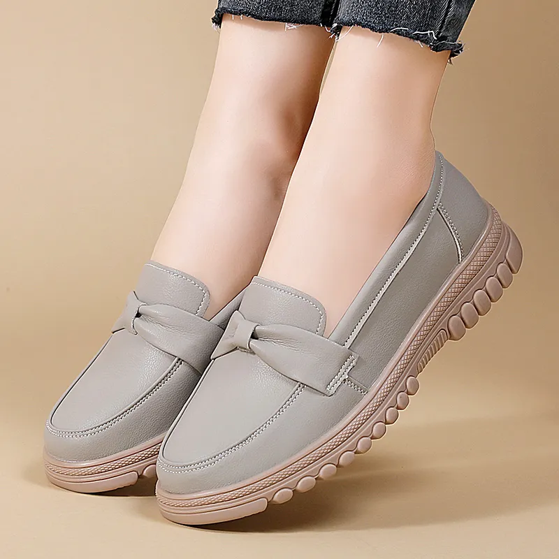 Reivanti Loafers 2.5cm Women's Gray-6