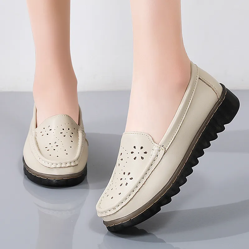 Reivanti Beanie Shoes Women's Beige-7