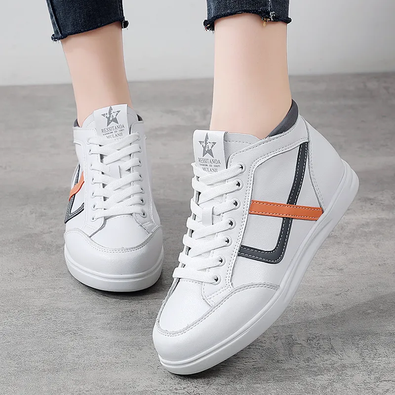 Reivanti Casual Shoes Women's White Gray-1