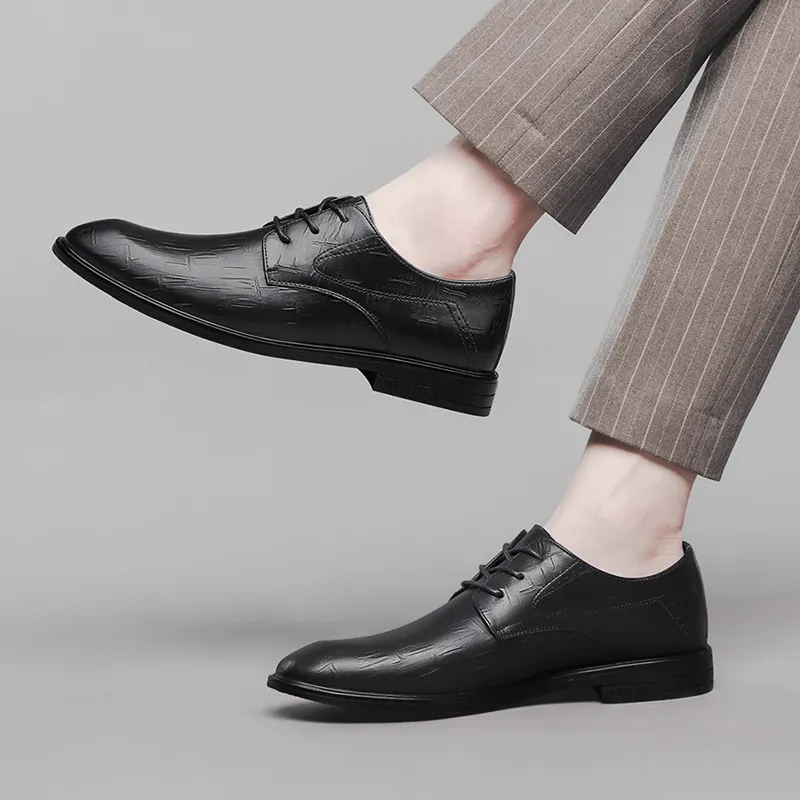 Reivanti Dress Shoes Men's Black-1