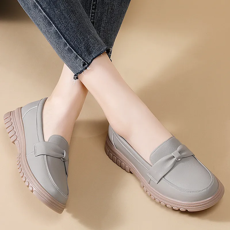 Reivanti Loafers 2.5cm Women's Gray-4