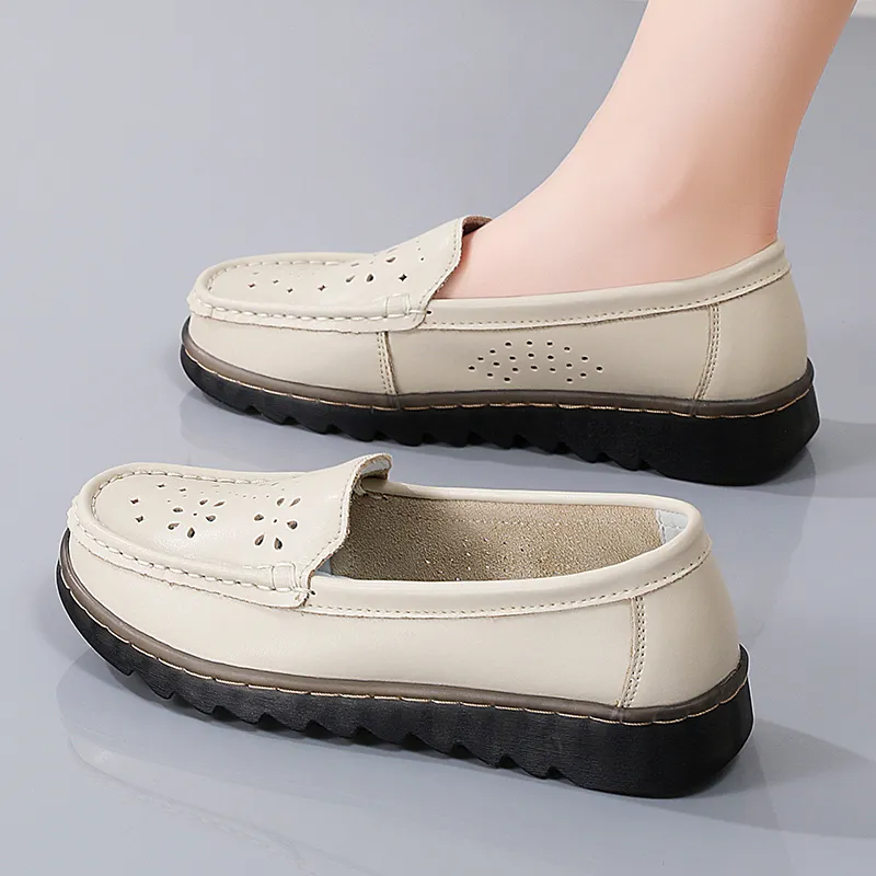 Reivanti Beanie Shoes Women's Beige-8