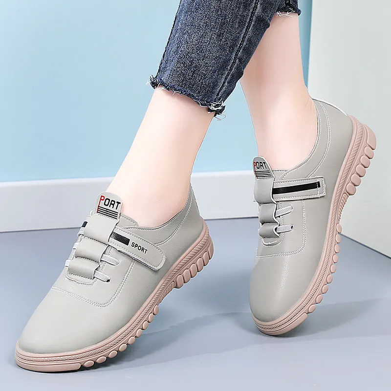 Reivanti Casual Single Shoes 3cm Women's Gray-3