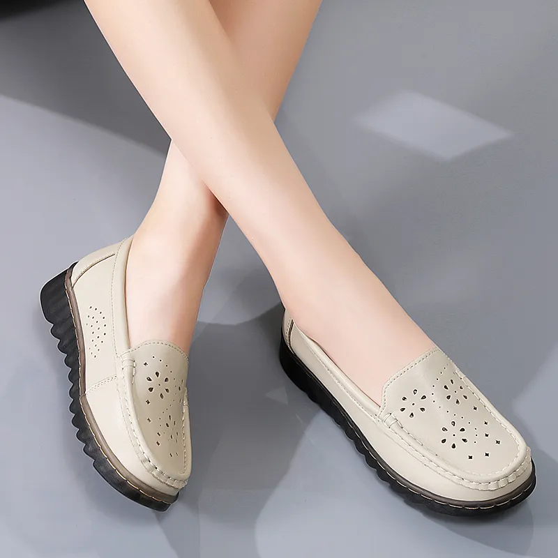 Reivanti Beanie Shoes Women's Beige-4