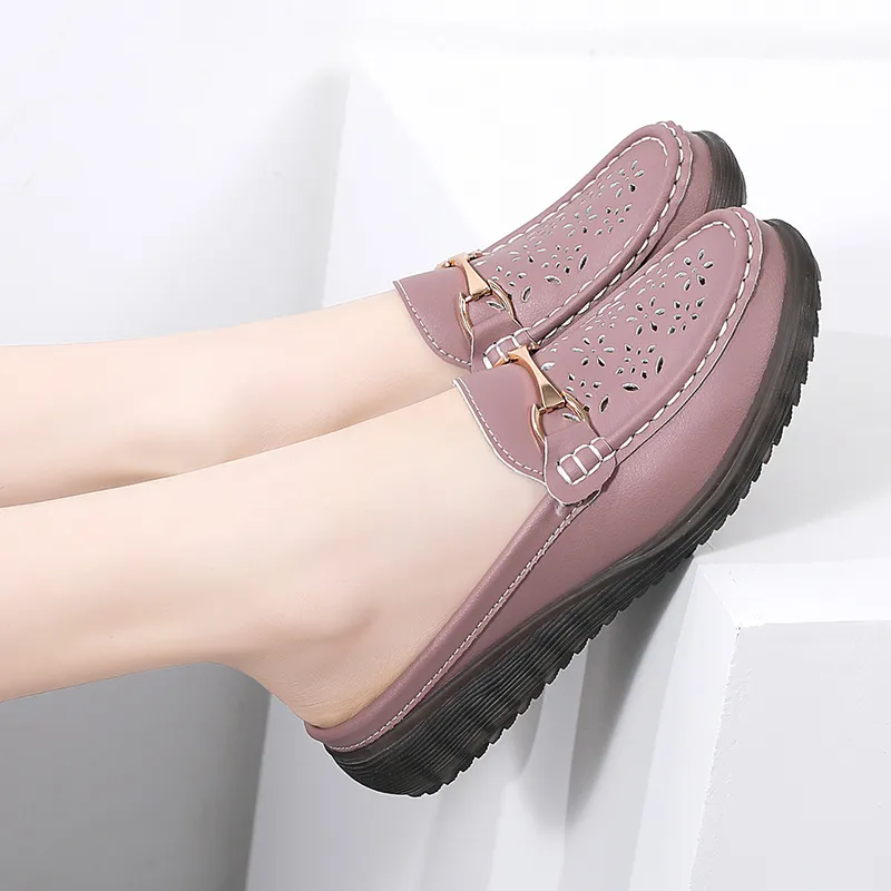 Reivanti Rubber Sole Wrap toe Slippers Women's-1