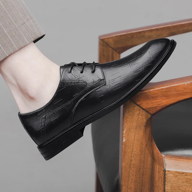 Reivanti Dress Shoes Men's Black-4