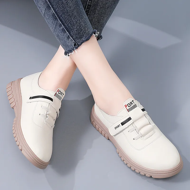 Reivanti Casual Single Shoes 3cm Women's Beige-3