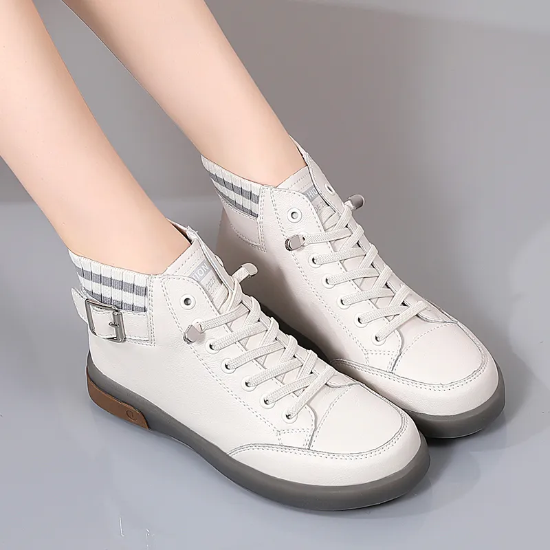 Reivanti Slip-Resistant Breathable High-Top Casual Shoes Women's-3