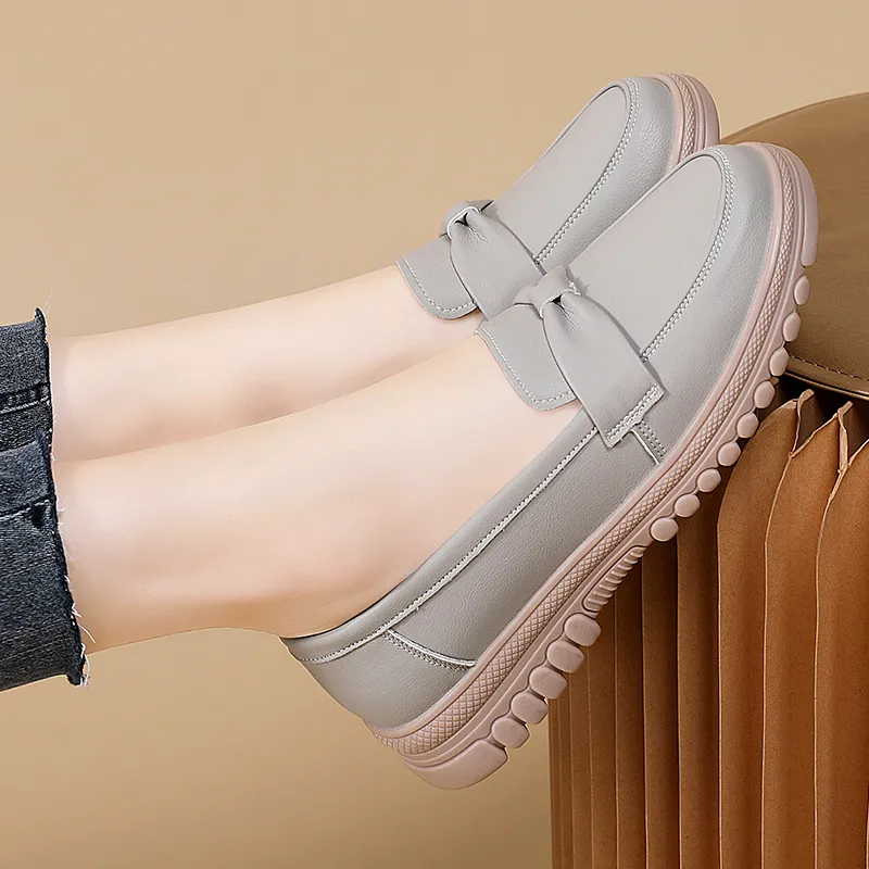 Reivanti Loafers 2.5cm Women's Gray-3